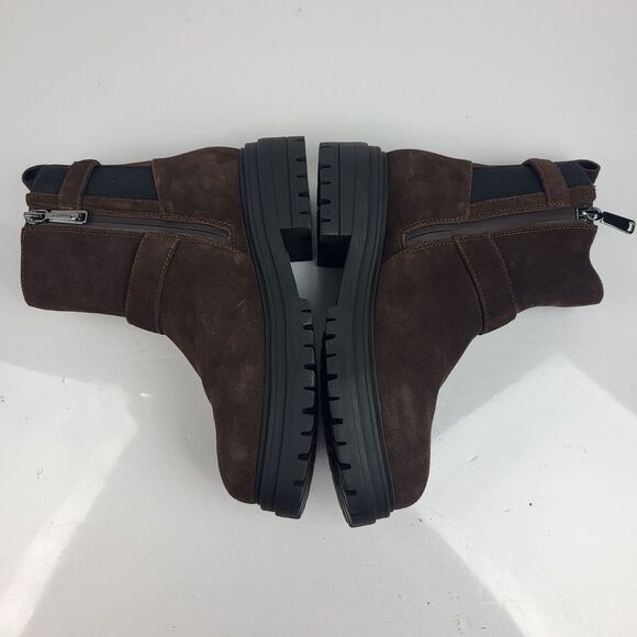 Blondo Ginny Buckle zipper Ankle Boot Booties Suede leather - Picture 10 of 13